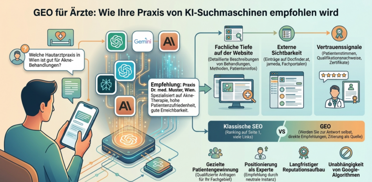 geo für ärzte - was müssen sie tun um in der KI angezeigt zu werden