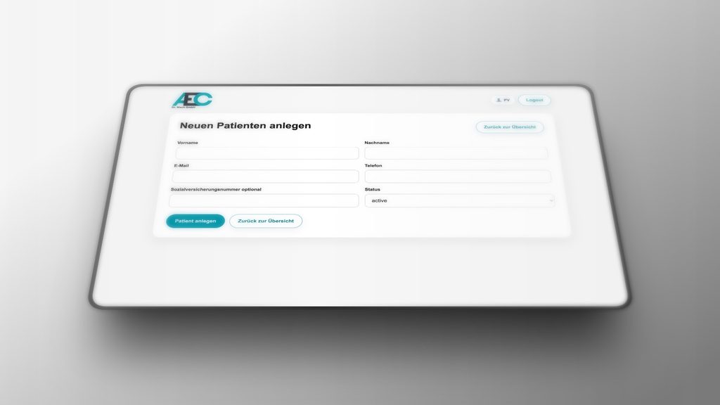 KOSMAS | Patienten anlegen Patientenportal